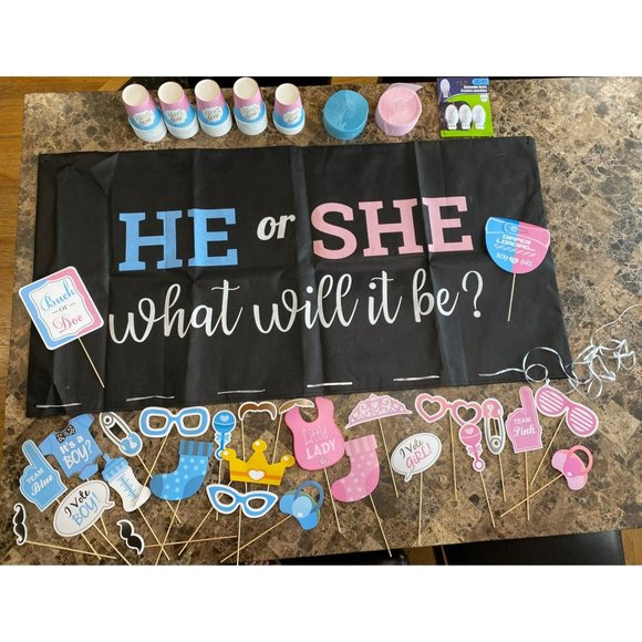 Party City Other - New Gender Reveal Party Celebration Kit Boy/Girl